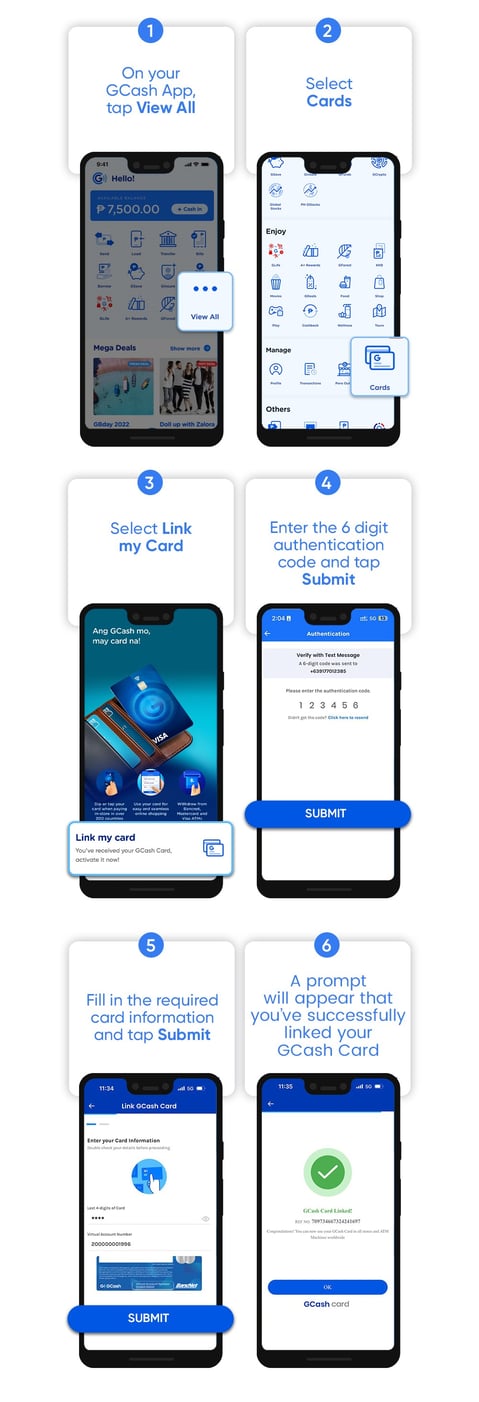 how to get gcash card - how to link to gcash
