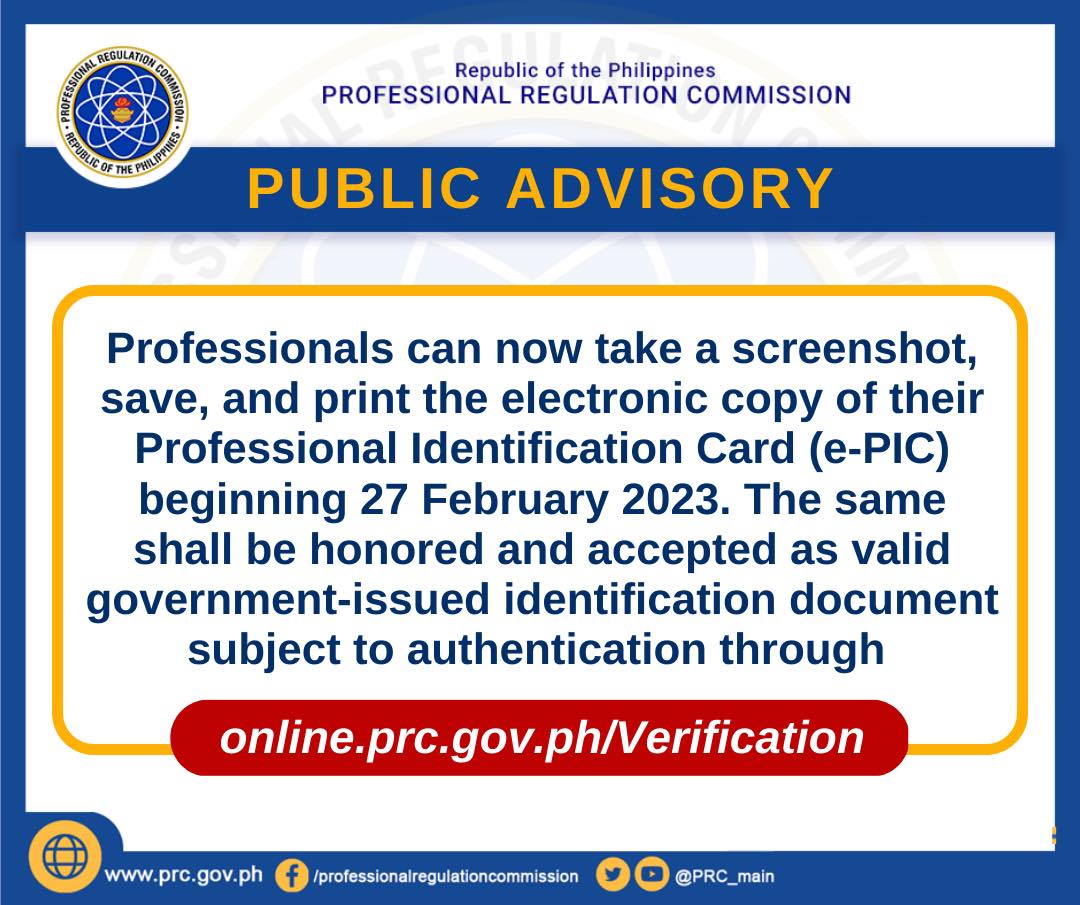 how to get prc id - digital copy valid id