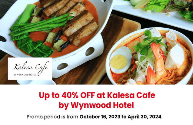 china bank credit card promo 2023 - 40% off kalesa cafe