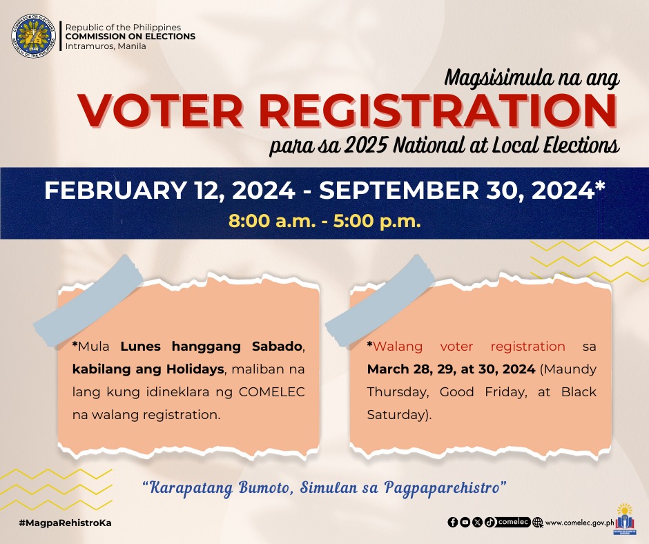 COMELEC Registration in 2025: Requirements and Steps