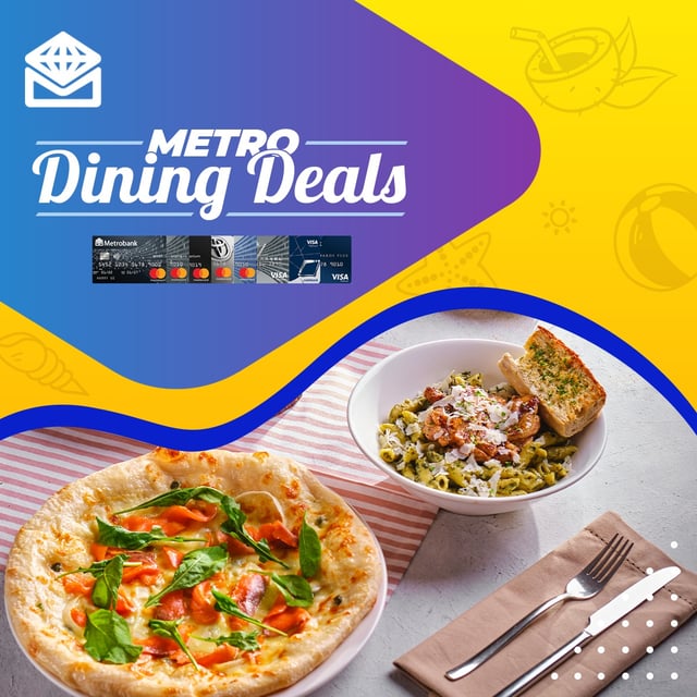 metrobank credit card promos - dining