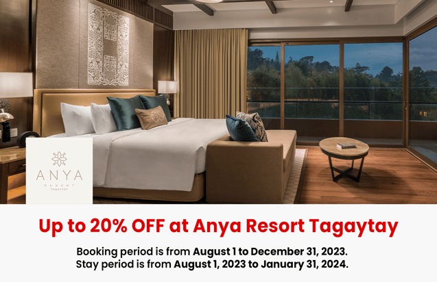 china bank credit card promo 2023 - 20% off anya resort tagaytay