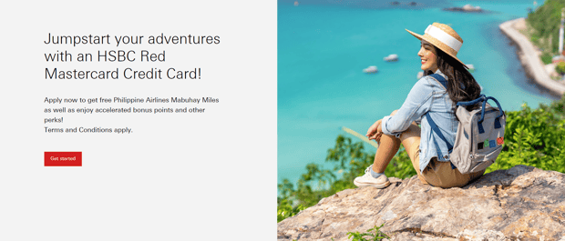 credit card welcome gift - hsbc 3,500 pal mabuhay miles