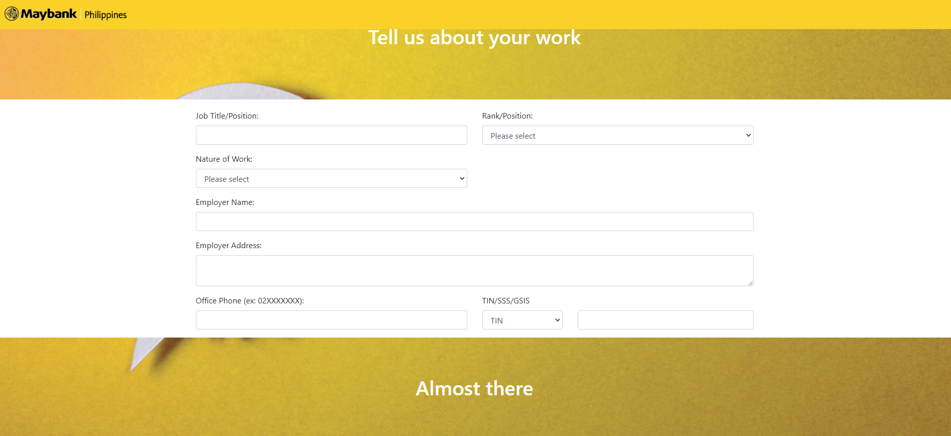maybank credit card application - online
