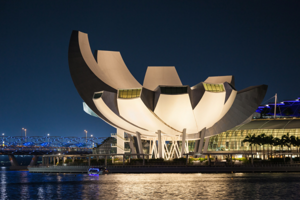 travel to singapore from the philippines - artscience museum