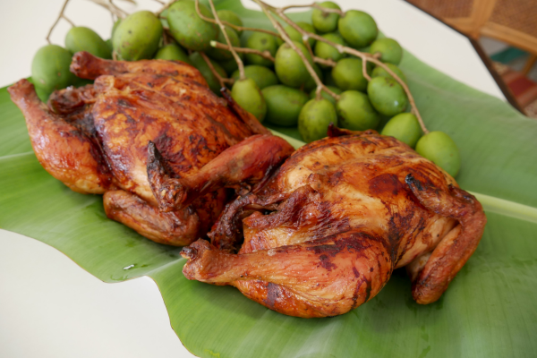 noche buena food - lechon manok
