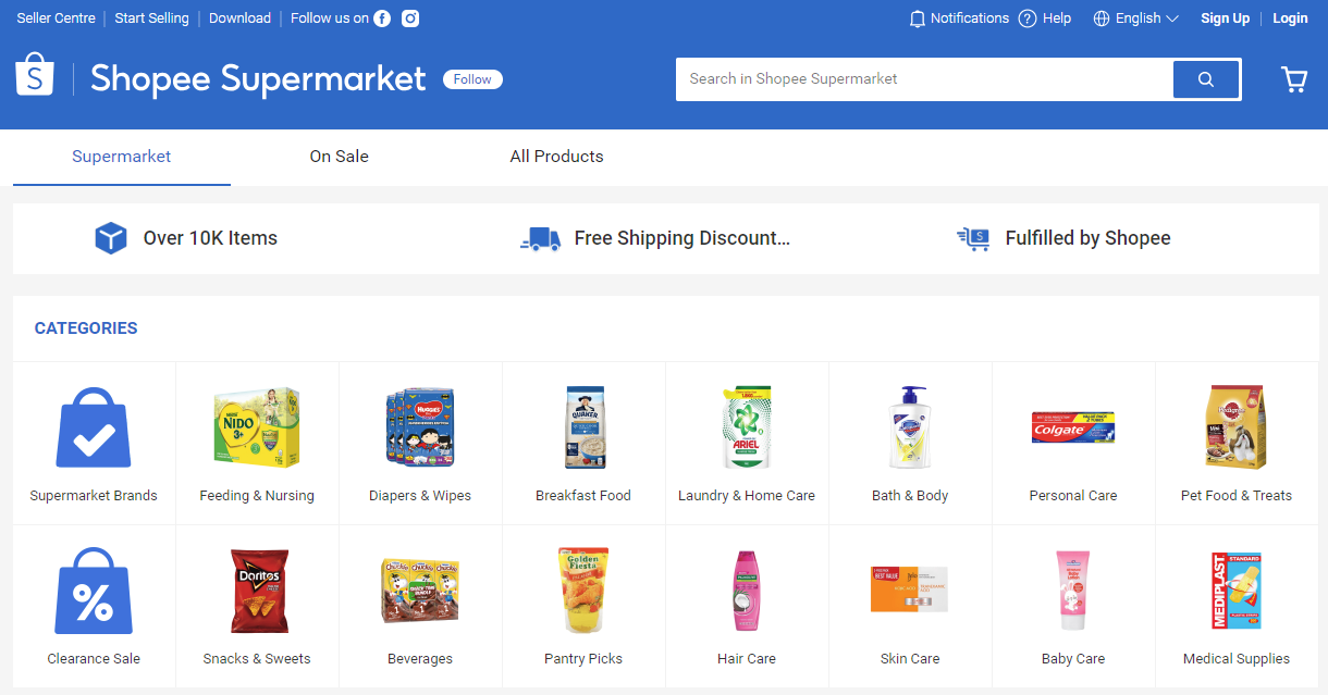 best online grocery delivery philippines - shopee