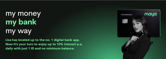 savings account with no maintaining balance - maya