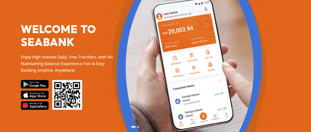 savings account with no maintaining balance - seabank savings account