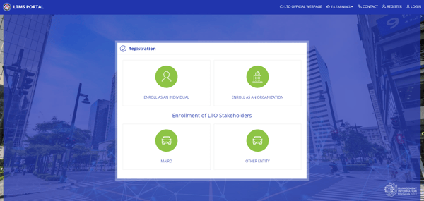 how to use ltms portal - how to create account