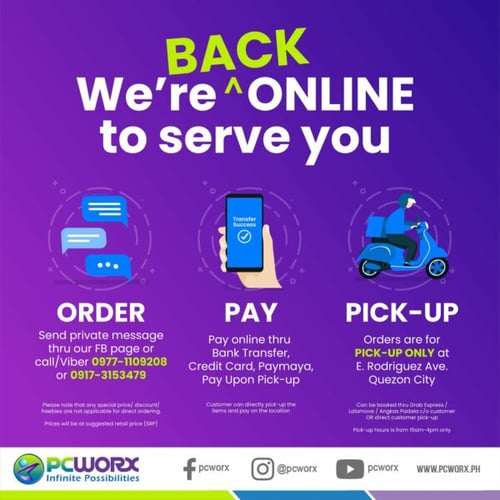 Online Gadget Stores Operating During ECQ - PC Worx