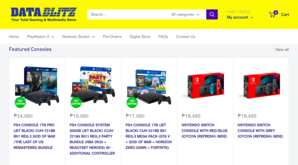 Online Gadget Stores Operating During ECQ - DataBlitz