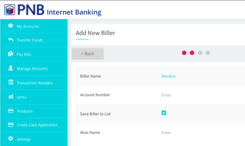 pnb online banking - bills payment