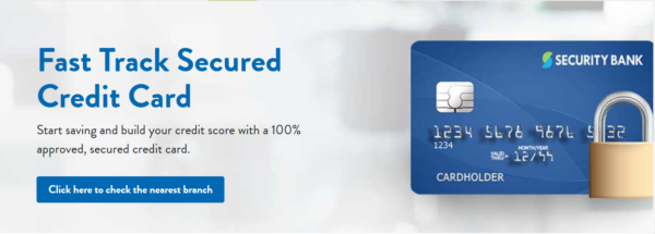 Security Bank Secured Credit Card Program
