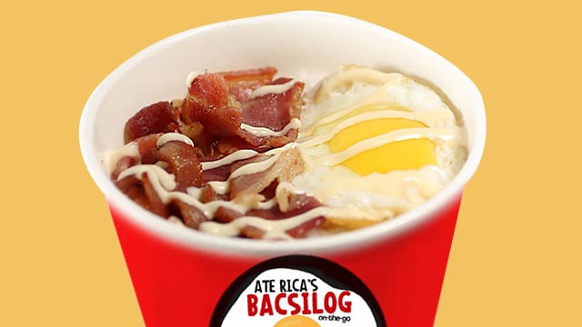 cheap food delivery - ate rica's bacsilog