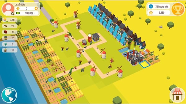 play to earn crypto games - town star