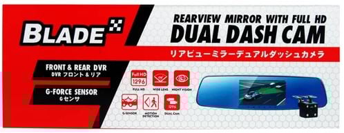 Car Gifts - Blade Rearview Mirror with Full HD Dashcam