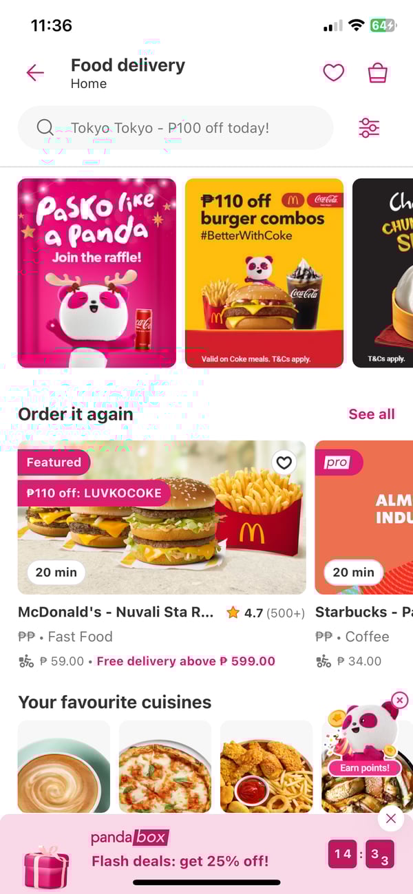 foodpanda vs grabfood - foodpanda app