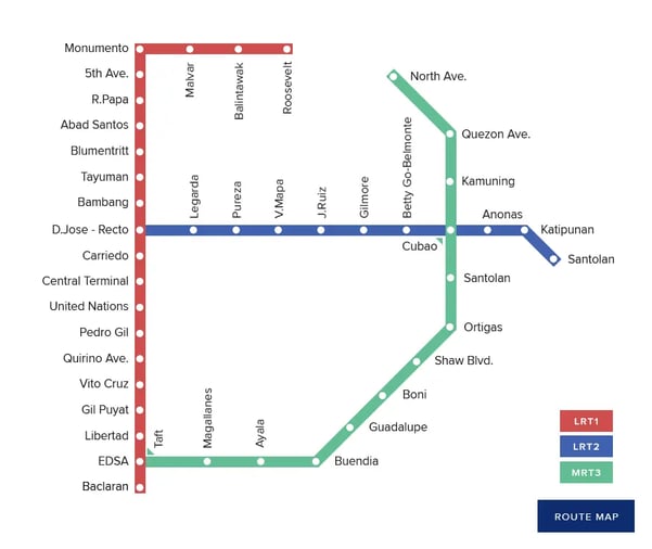 mrt station list in order - mrt 3 map