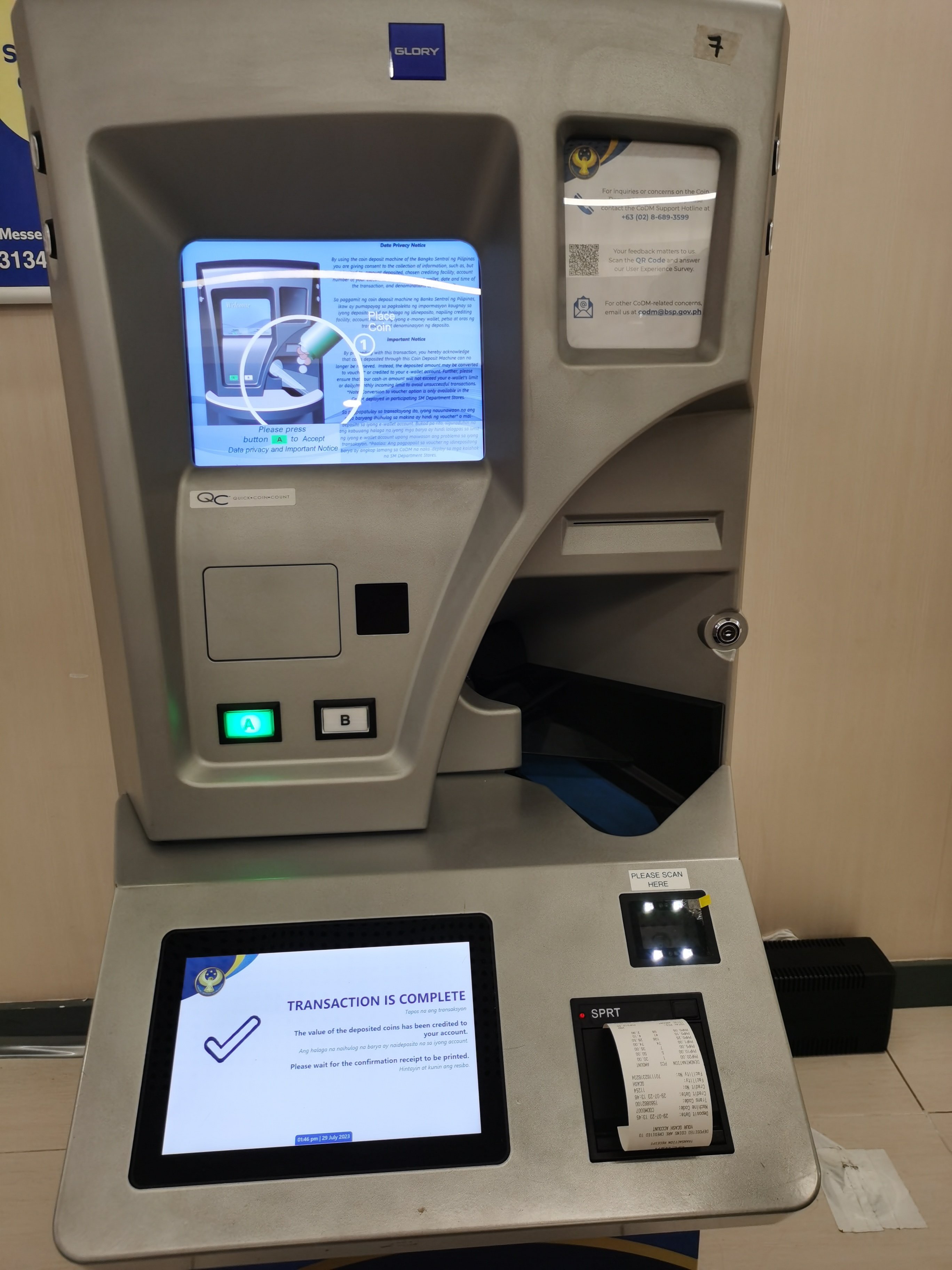 step 5 - choose between GCash credits and shopping vouchers