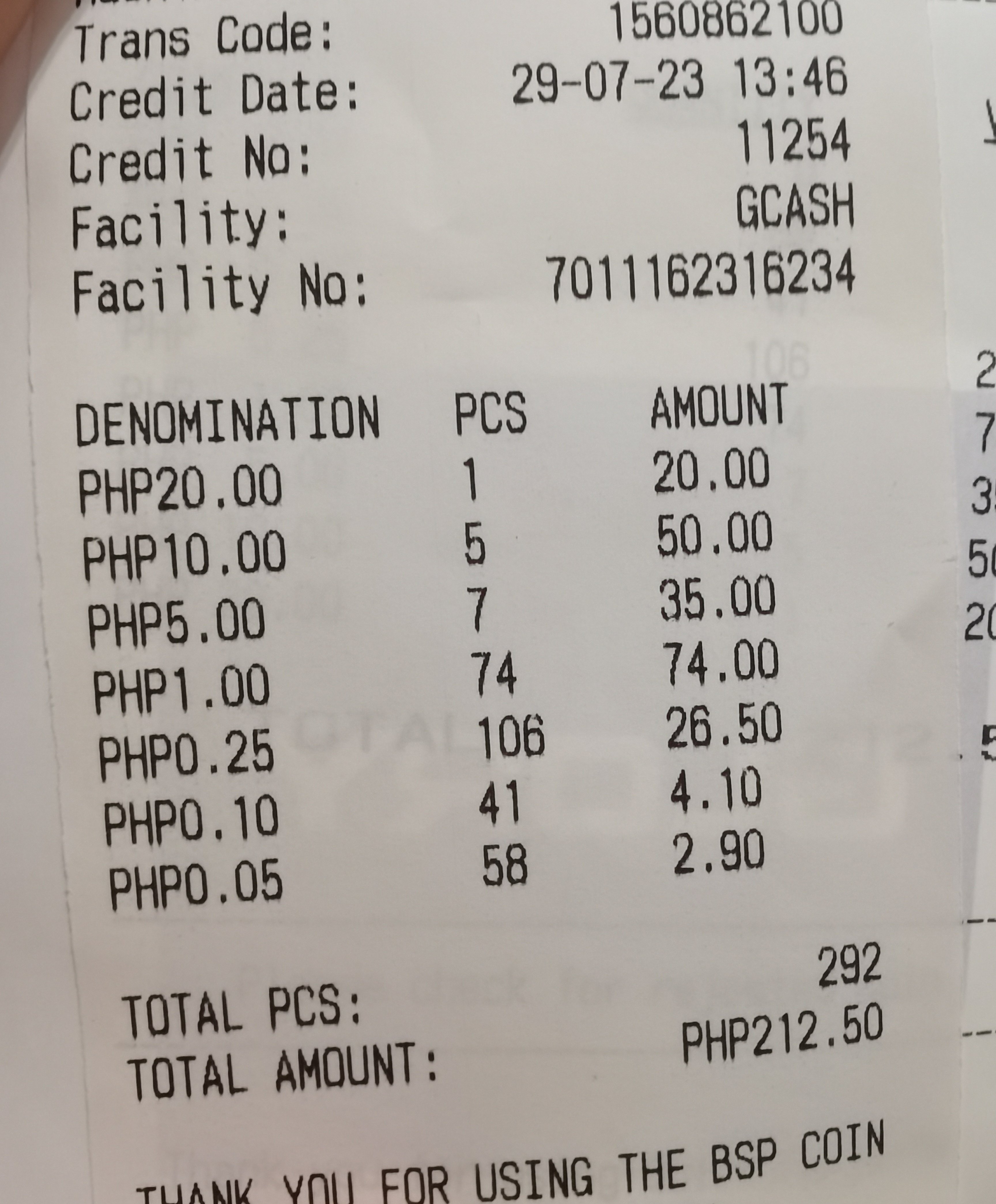 step 6 - get the transaction receipt